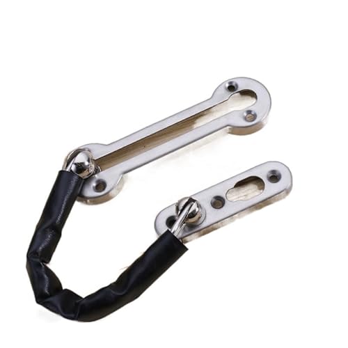 Zxffhdhjh Model A Silver Stainless Steel Door Chain, Steel Hotel Safety Guard Security Lock Limiter Tools Hardware For Home Doors(Model A Silver)