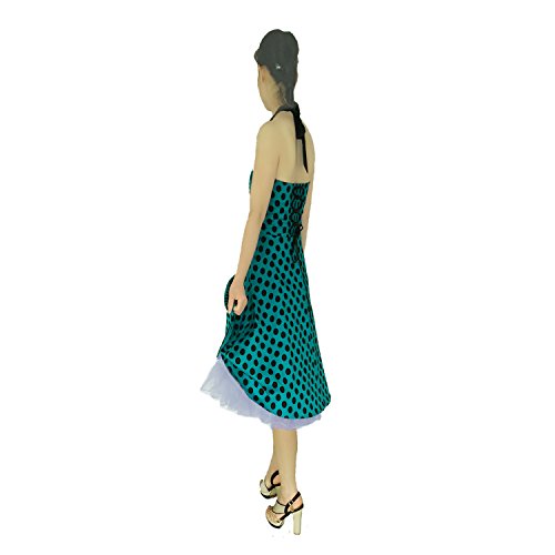 Shimaly Women's 50S Vintage Petticoat 26" Crinoline Rockabilly Tutu Skirt (S-M, White) #TOP1