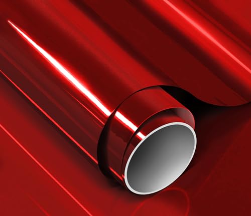 ColorFusion PPF by VViViD, Gloss Sinister Red Dry Apply PPF Vinyl Car Wrap Roll 1ft x 5ft
