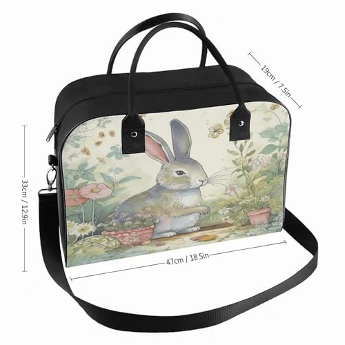 Maletín Garden Bunny ligero para laptop con correa ajustable miniatura 2