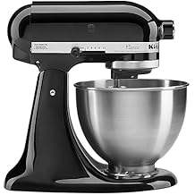 KitchenAid Classic Series 4.5 Quart Tilt-Head Stand Mixer K45SS, Onyx Black