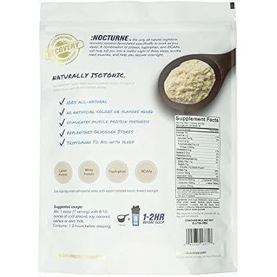 Infinit Nutrition :Nocturne-Muscle Repair and Rebuild Overnight with Protein Blend and BCAAs