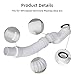 Flexible Freestanding Tub Drain Kit - Low Profile Flat P Trap for Bathtub Shower Drain Pipe - 1 1/2 inch Diameter
