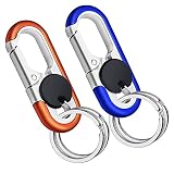 Krbriy 2 PCS Mens car Key Chain, Personalized and Fashionable Car Keychains for Men, Heavy Duty Meta