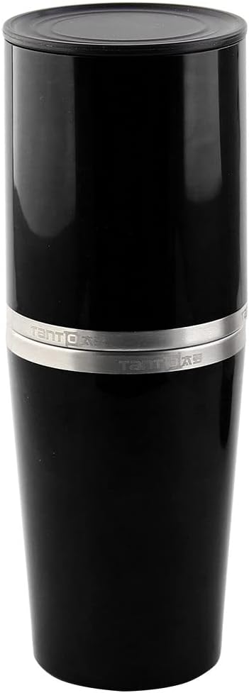 Outdoor Travel Manual Coffee Machine Maker Bottle, Portable Espresso Grinder, Brewer Cup Black (id: c6c 43e a96 307 fc1