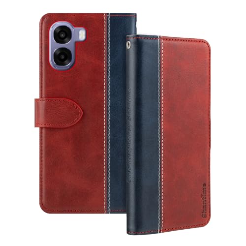 Shantime ���U�[�t���b�v�P�[�X OPPO A6K 4G CPH2891 �Ƃ̌݊������� �J�[�h�z���_�[�t�� RFID�u���b�N �}�O�l�b�g�L�b�N�X�^���h �X�����t�B�b�g �r�W�l�X�ی�J�o�[(���b�h)