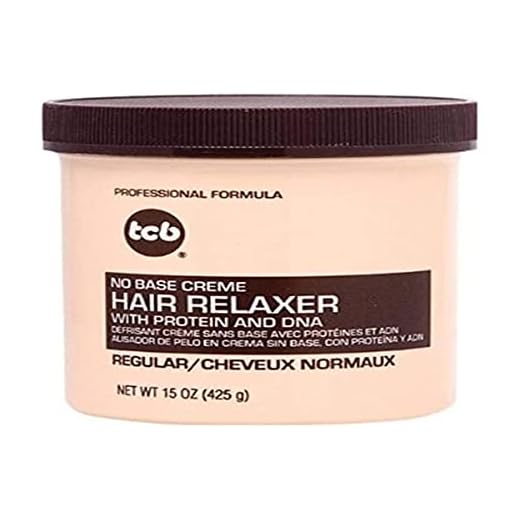 Tcb No Base Creme Hair Relaxer, Regular, 425 ml