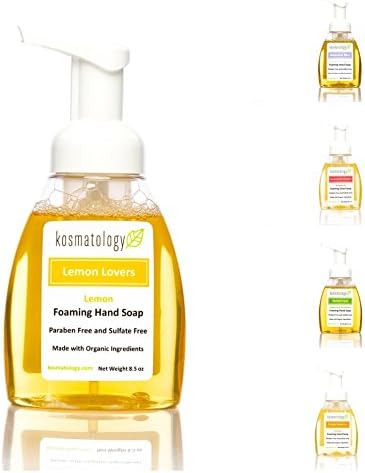 Kosmatology Lemon Lovers (Lemon) Organic Foaming Hand Soap, 8.5 fl oz