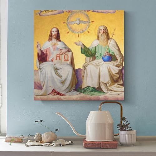 Impression sur toile La Sainte Trinité Laurent Girardin 61x61 cm