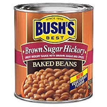 Bush's Best Haricots Blancs avec Sauce Sucre et Hickory 16 oz