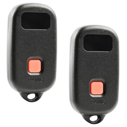 Coque de clé pour Toyota Corolla Matrix boîtier télécommande x2 - 2