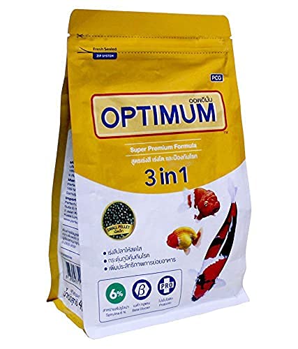 (india pet shop) Optimum 3 in 1 Super Premium Formula Fish Food (400g) (B09GW5J4QC) Amazon Price History, Amazon Price Tracker