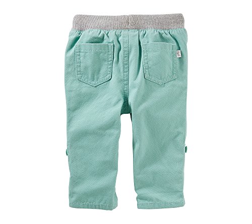 Oshkosh B'gosh Baby Boys' Pull-On Convertible Poplin Pants 12 Months Blue #TOP30