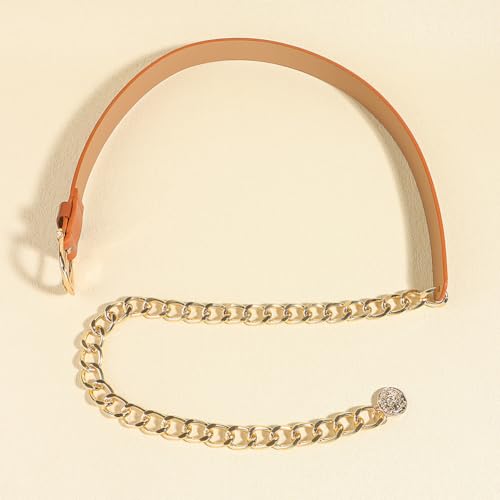 LIMHOO Skinny PU Leather Belt for Women Western Cowgirl Waist Belt Country Belt4