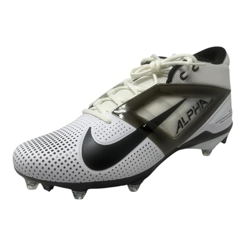 Image of Nike Alpha Menace 4 Elite Football Cleats (FD7036-600, University Red /Team Red /Black /White)