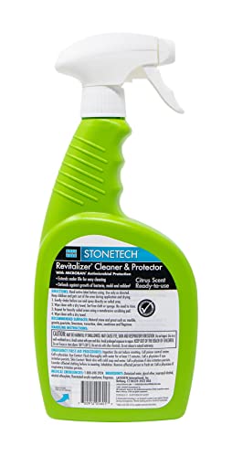 Stonetech Revitalizer Cleaner And Protector For Natural Stone Countertops And Surfaces, 24-Ounce Spray, Citrus Scent #TOP1