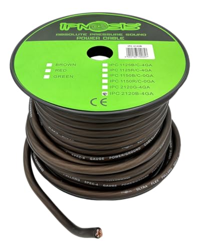 Câble d'alimentation en aluminium IPNOSIS IPC 2120 B marron 20 mm² en bobine de 30m