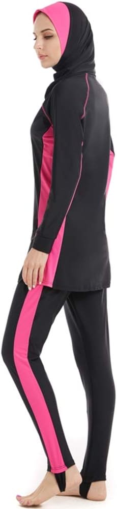 ShuoBeiter Women Muslim Swimwear Islamic Burkini Full Cover Hijab Modest Swimsuit