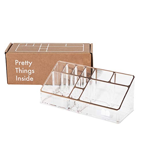 Moosy Life Moonlight Rose Gold Acrylic Makeup Brushes Organizer Ml02 #TOP1