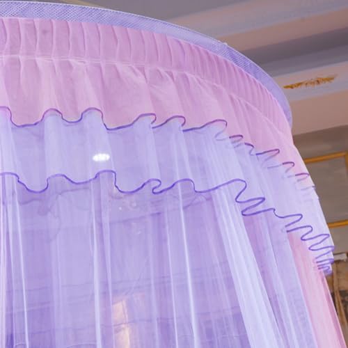 Moustiquaire dôme lit grande polyester doux canopée