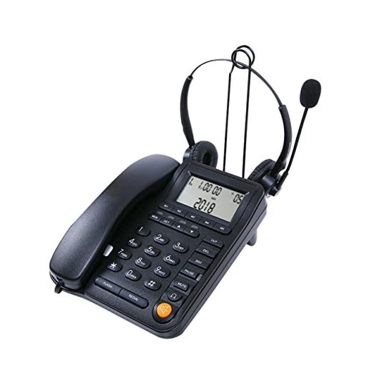 Teléfono - Teléfono Atención al Cliente/Ventas Teléfono Especial con Auricular - Identificación de Llamadas Función Manos Libres (Tamaño : C)