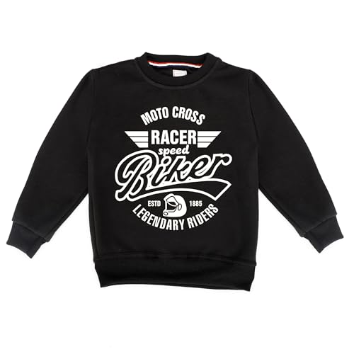 Image of Kids Graphic Print Woolen Sweatshirts with Round Neck and Full Sleeves (SWT-32)