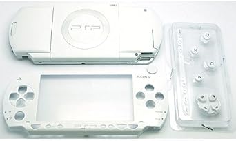 NEW Replacement Sony PSP 1000 Console Full Housing Shell Cover With Button Set -White.
