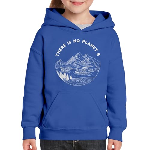 Sweat à capuche enfant There is no Planet B en coton premium écoresponsable