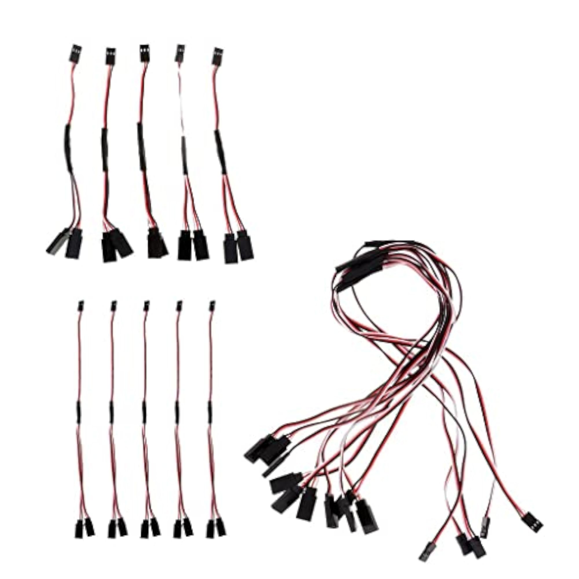5pcs Y Type Steering Servo Extended Line Cable 150mm