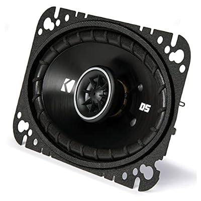 KICKER DSC460 4x6-Inch (100x160mm) Coaxial Speakers, 4-Ohm (Pair)