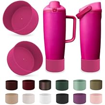 2PCS Silicone Boot Compatible with Owala 30oz & 40oz FreeSip Sway Bottles & Tumblers, Protective Anti-Slip Bottom Cover Sleeve for Freesip Sway Tumbler