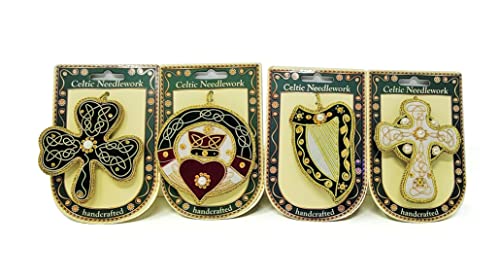 Royal Tara Velvet and Gold Irish Ornament Set #TOP30