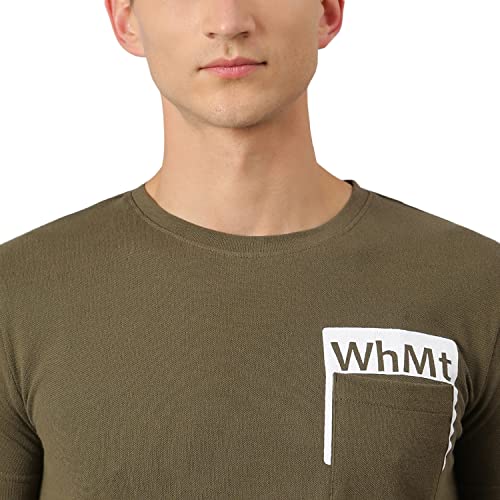Image of Thomas Scott Men's | Solid | Half Sleeve | Slim Fit | 100% Cotton | Round Neck | Casual Tshirt