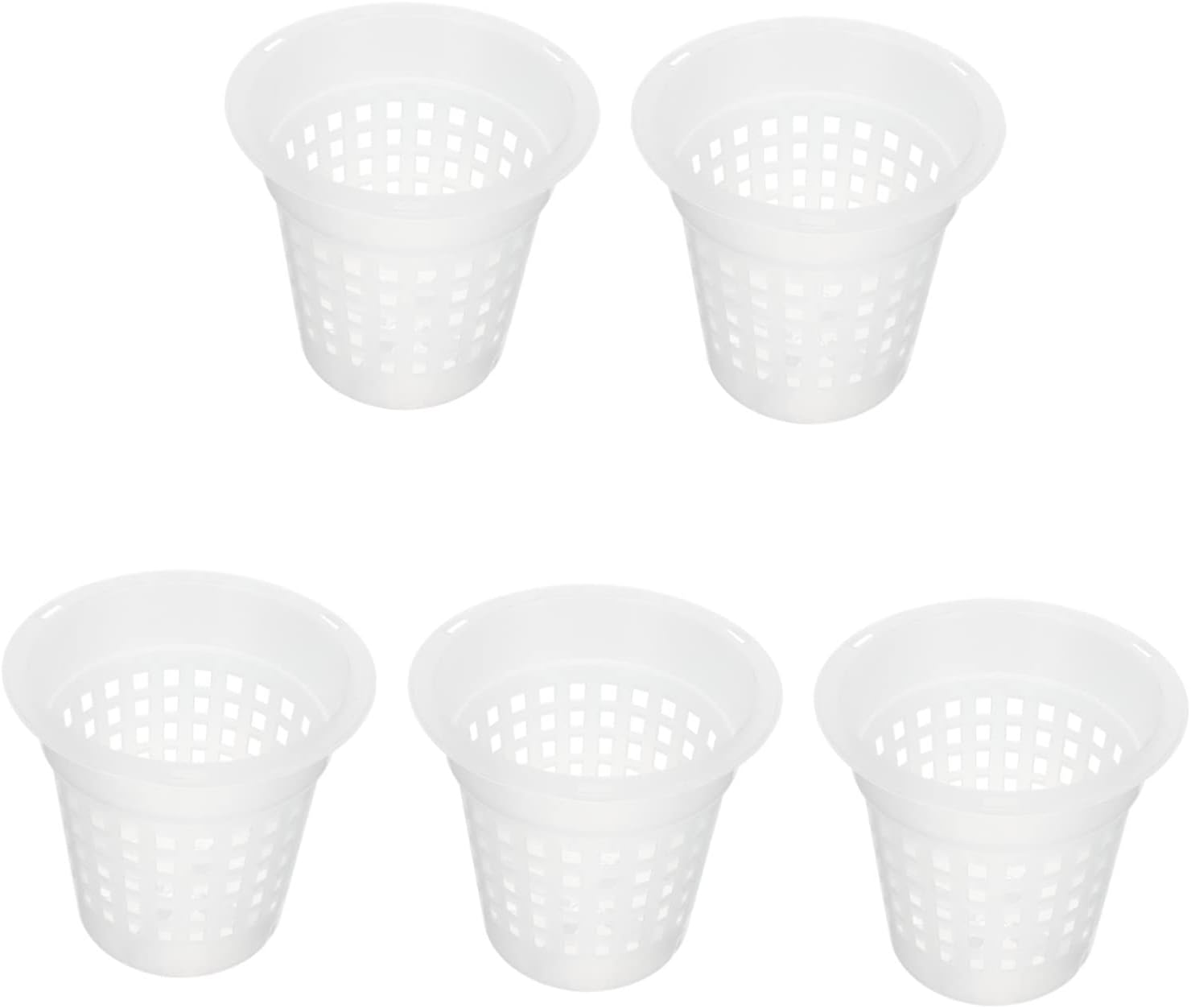 YARNOW 5 Pack Orchid Pots PP Ventilated Plant Nursery Cups for Roots