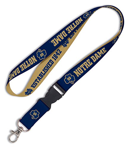 WinCraft 53617011 Notre Dame Lanyard avec clip amovible 3/4 de pouce