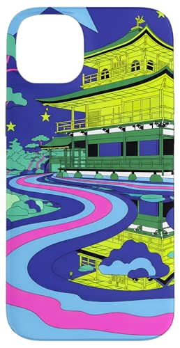 Kinkaku-Ji Japanese Temple in Kyoto Frutiger Metro Aero �X�}�z�P�[�X iPhone 14 Plus �p