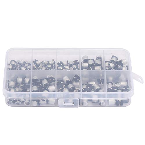 Condensateurs électrolytiques SMD assortiment 1uF-470uF boîte de rangement