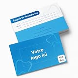 Cartes de rendez-vous personnalisées pour cabinets dentaires avec logo et design, Lot de 1...