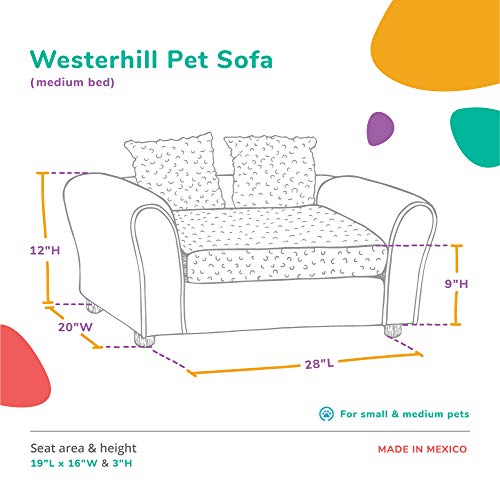 Keet Westerhill Pet Sofa Bed, Charcoal, Medium (28X20X12) #TOP5