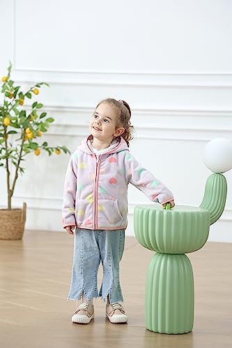 image for Feidoog Toddler Polar Fleece Jacket Hooded Baby Boys Girls Autumn Wint