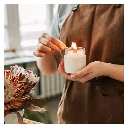 20 pzas Mechas de Madera para Velas con Soportes y Pegamento miniatura 4