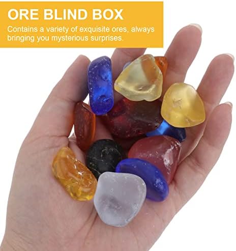 Healing Crystal Advent Calendar 2022: 24pcs Ore Box Art Calendar Christmas Mineral Gift Box Christmas Countdown Stone for Kids Adults Party Gifts