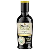 Mazzetti Organic Glaze Balsamic Vinegar of Modena PGI, 7.3 Fl Oz, Versatile, Thick & Tangy, Perfect for Drizzling, USDA Organic, Crafted in Italy