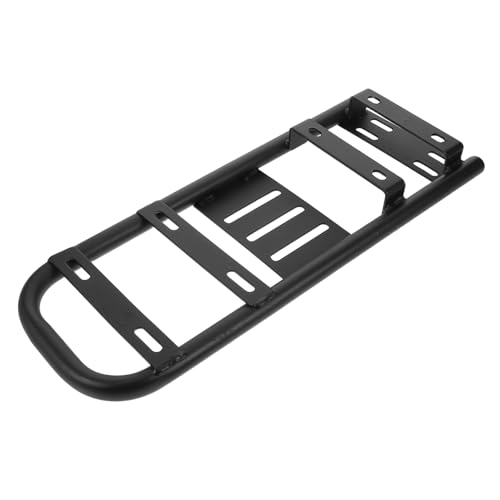 BESTYASH Electric Bike Rear Rack Extended Motorbike Carrier Frame Universal Iron Cargo Rack for Touring and Daily Transport