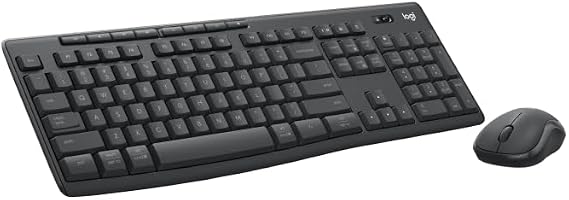 Logitech MK370Logitech MK370 Wireless Kablosuz Kurumsal Klavye ve Mouse Seti - Siyah (920-012074)