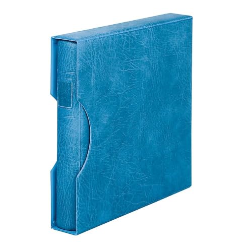 LINDNER Das Original Set: Ringbinder Regular mit Schutzkassette 814, blau