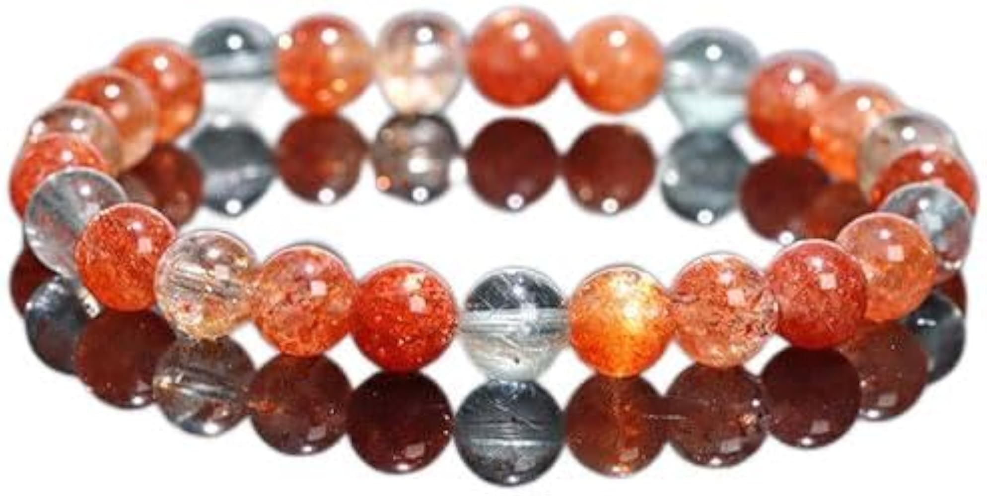 Amazon | 約7mm アルーシャサンストーン ブレスレット SunStone（from