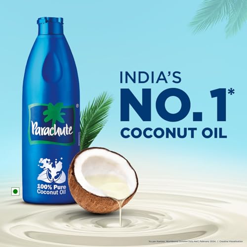 Image of Parachute Coconut Oil - 300 ml (Bottle) (Pack of 3)
