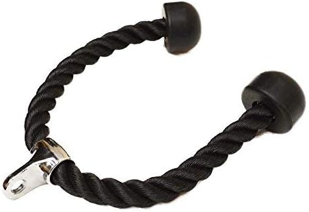 Fitness Health FH Heavy Duty Tricep Rope Bodybuilding Gym Pull Down Multi Gym Cable Attachment