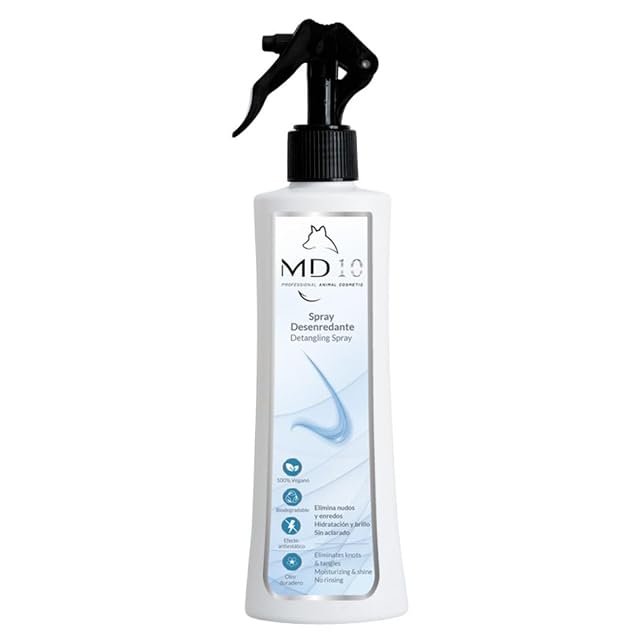 Spray Desenredante para Perros y Gatos sin Aclarado - Acondicionador Hidratante y Antiestático